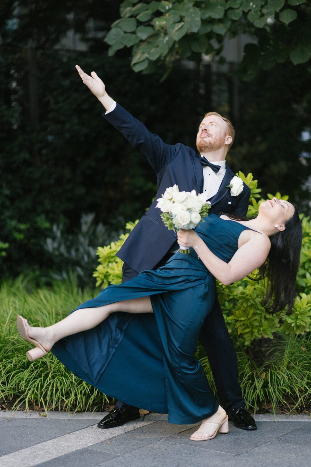 John and Carter's wedding party at the Notary Hotel Philadelphia
