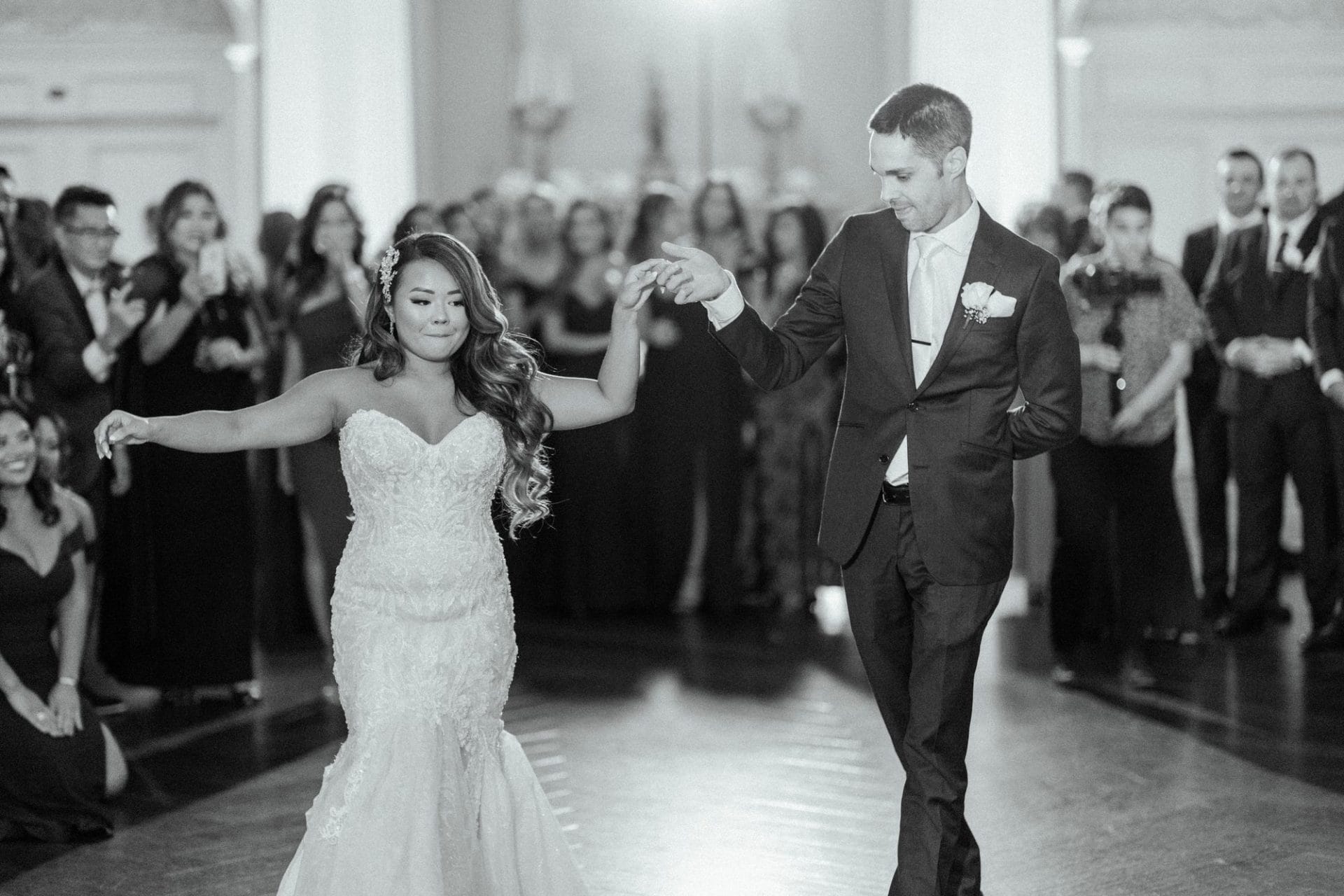 Chelsea and Trevor exchanging vows at Park Savoy