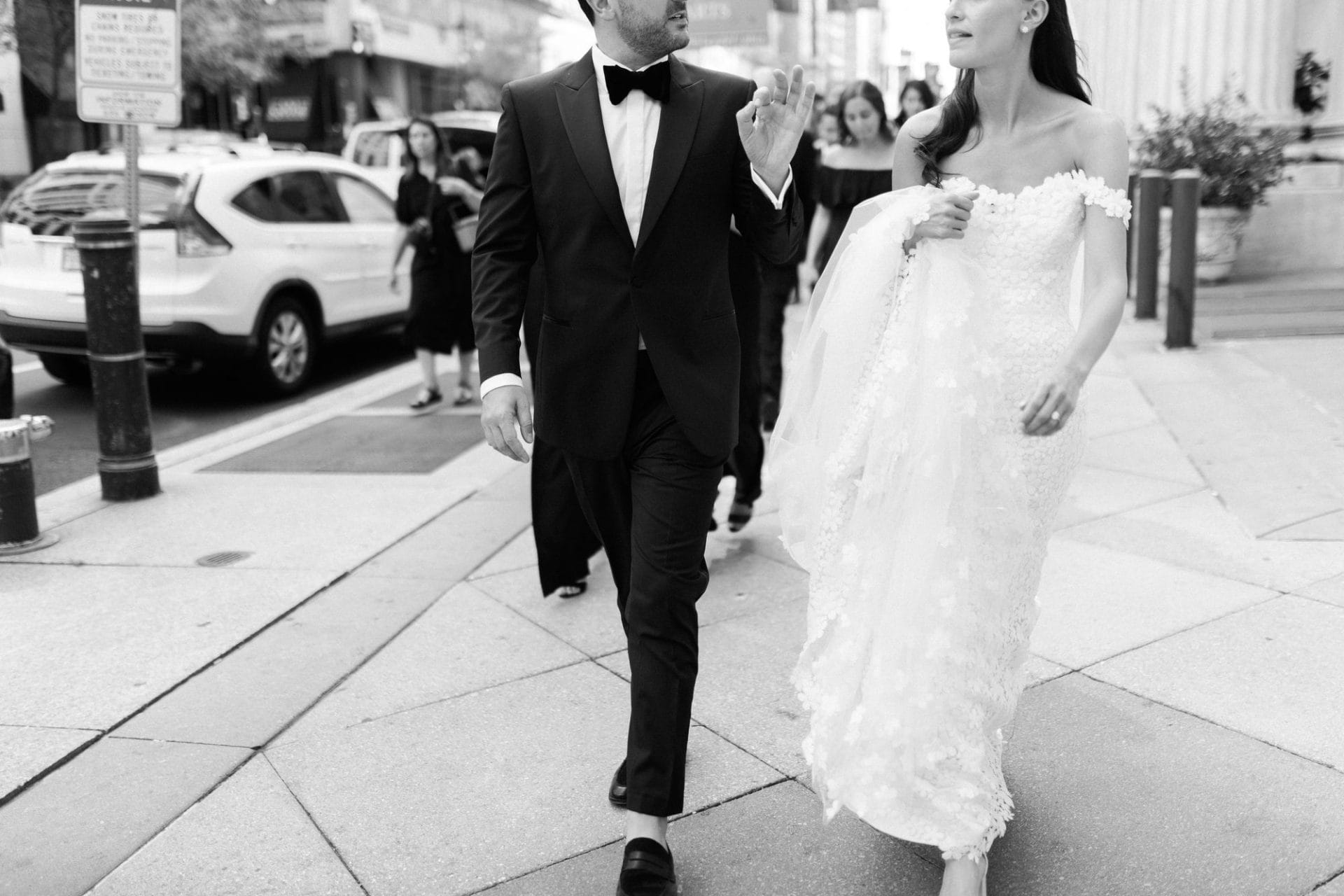 Chelsea and Tomer's couple portraits at City Hall and Dilworth Park, Philadelphia