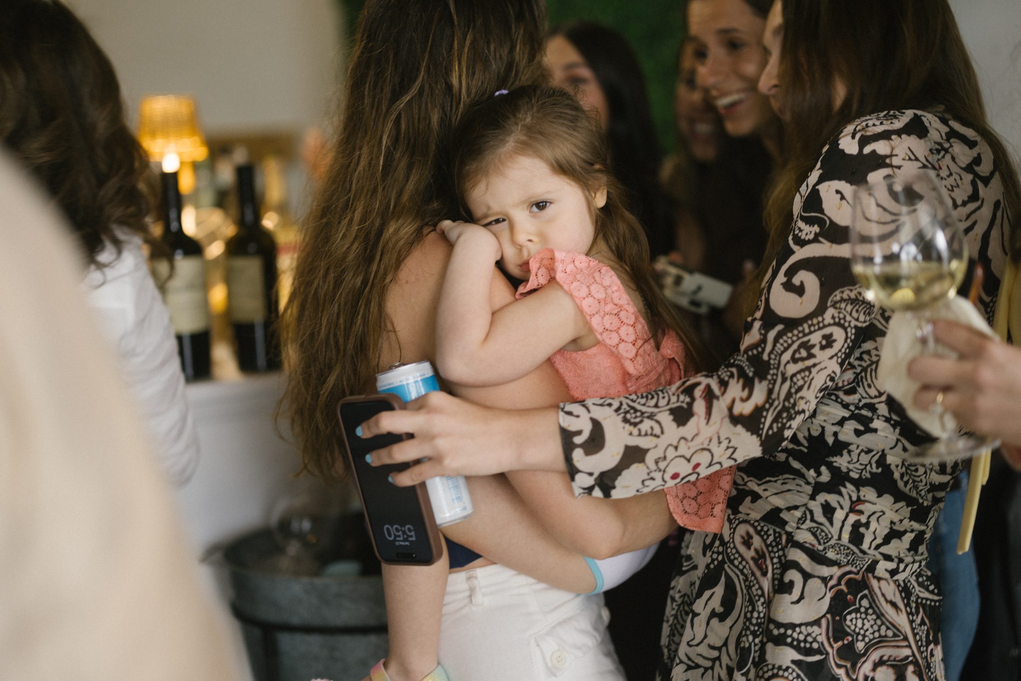 Guests celebrating at an Ocean City NJ surprise engagement party