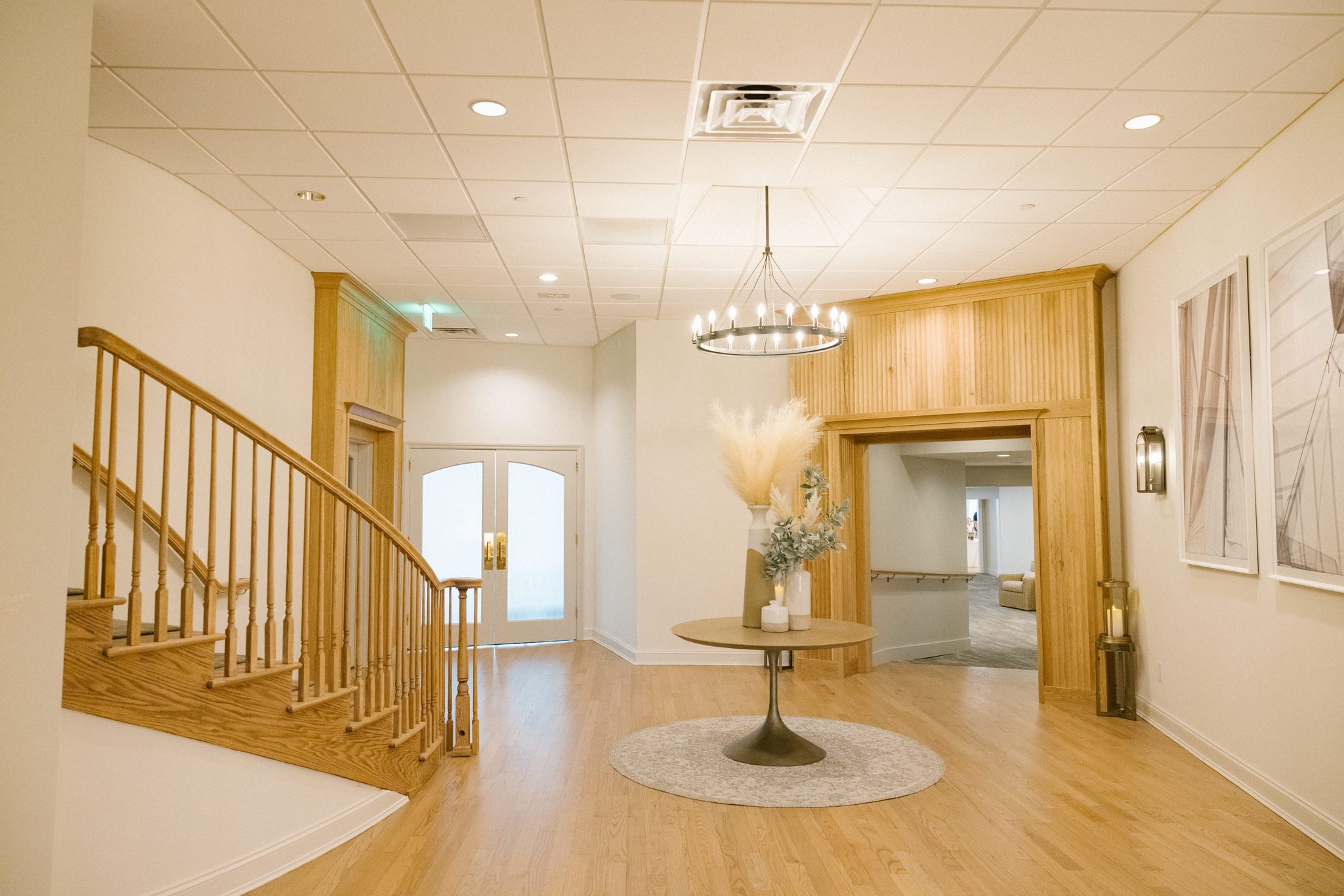 The lobby inside Harbor Point waterfront venue in Point Pleasant Beach NJ