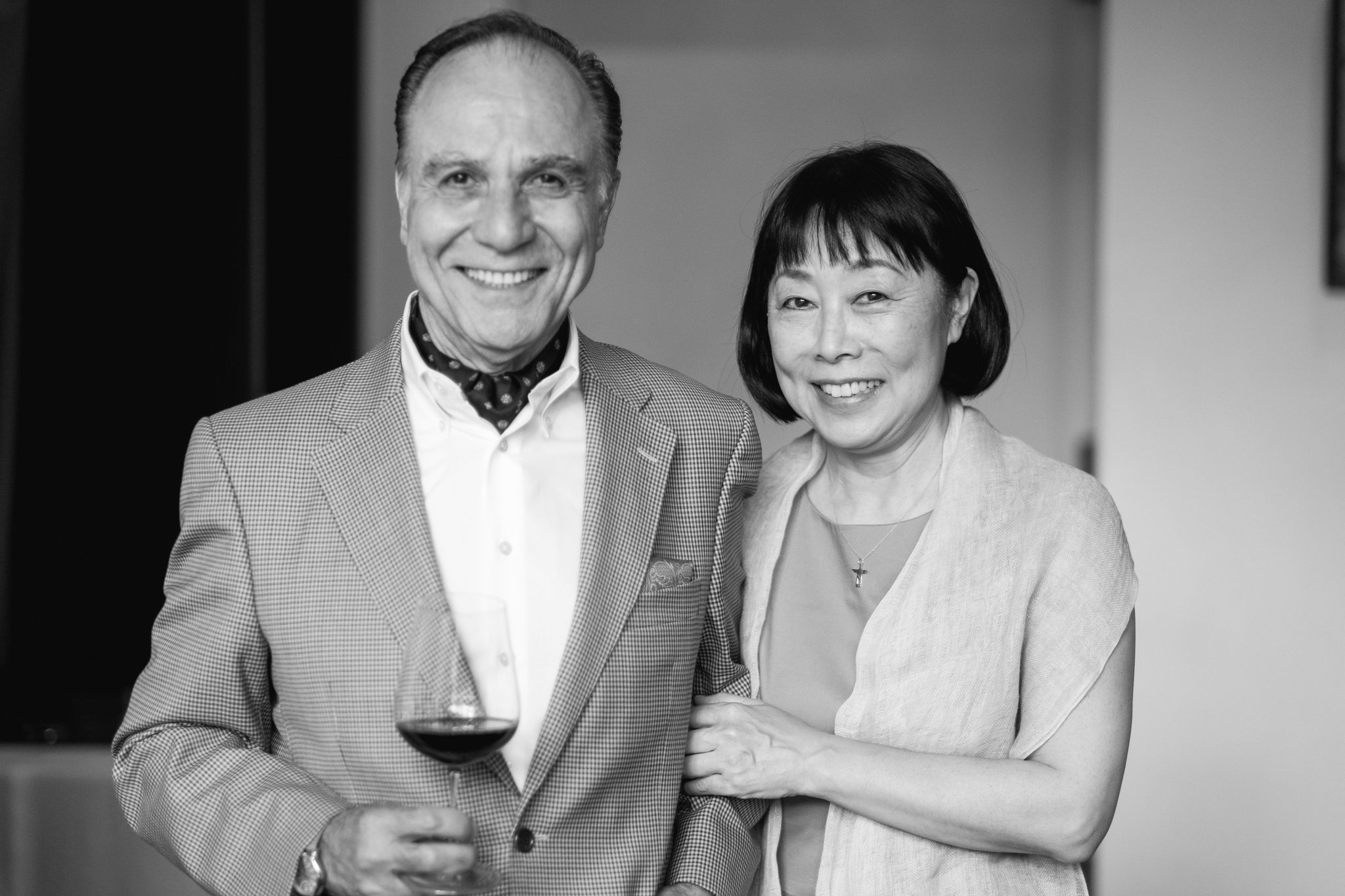 A couple photographed together during the family reunion celebration in Philadelphia