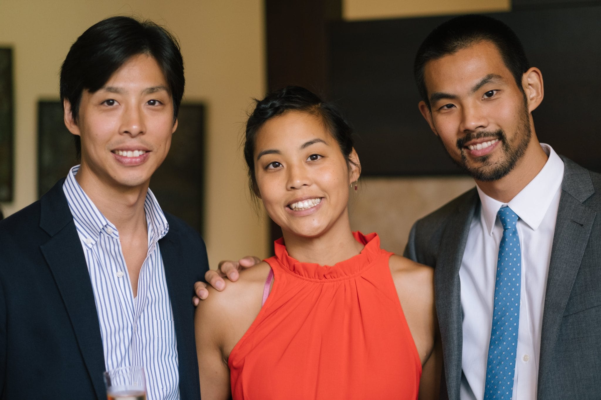 Family members together during the evening celebration at The Rittenhouse in Philadelphia