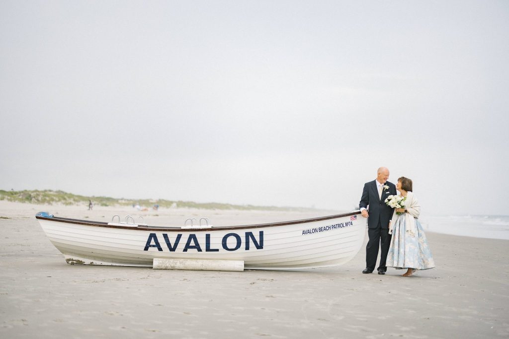 A 50th Anniversary Vow Renewal on the Beach at ICONA Avalon | Betsy & Stu